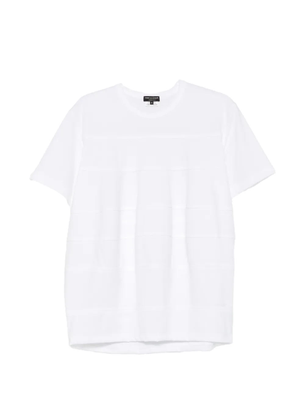 Comme des Garçons Homme Plus panelled T-shirt - Nero