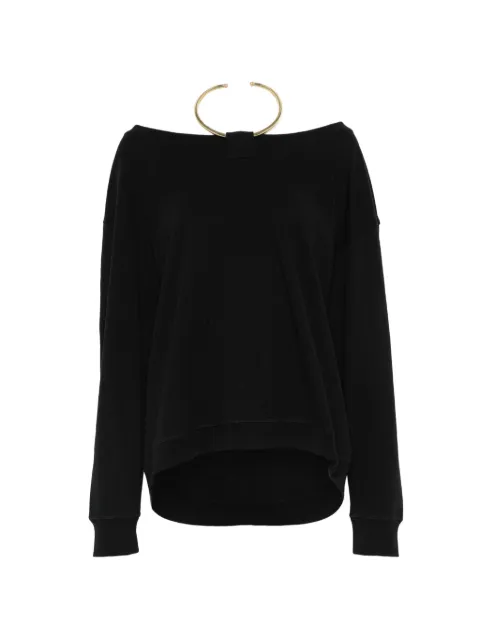 DARKPARK boat-neck top