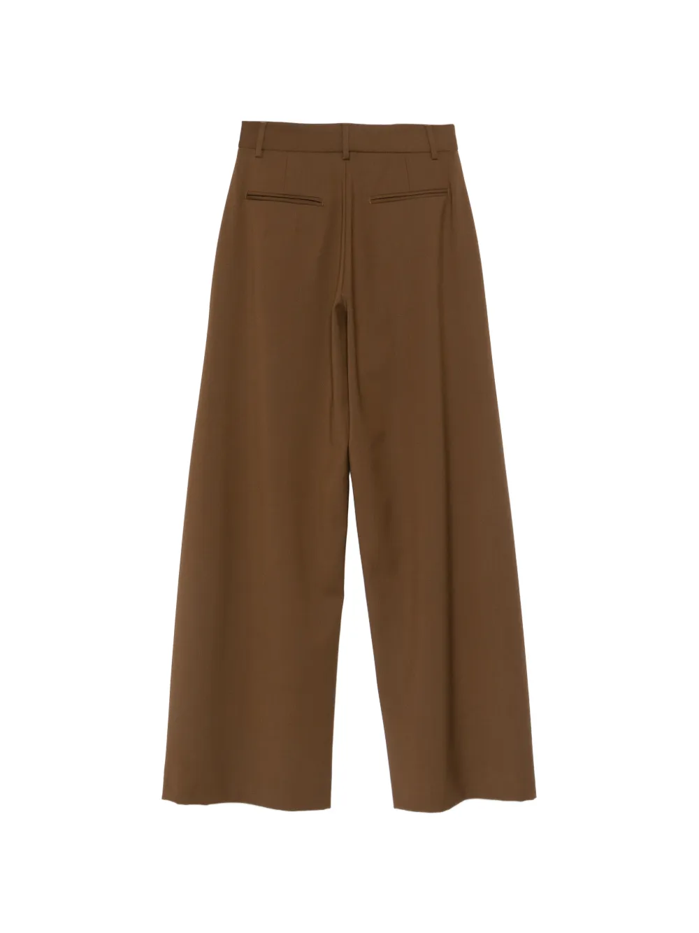  Giuseppe Di Morabito Wool Wide-leg Trousers - Brown 