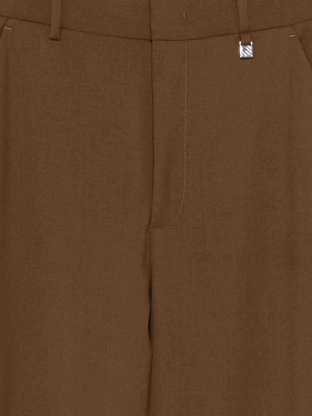  Giuseppe Di Morabito Wool Wide-leg Trousers - Brown 
