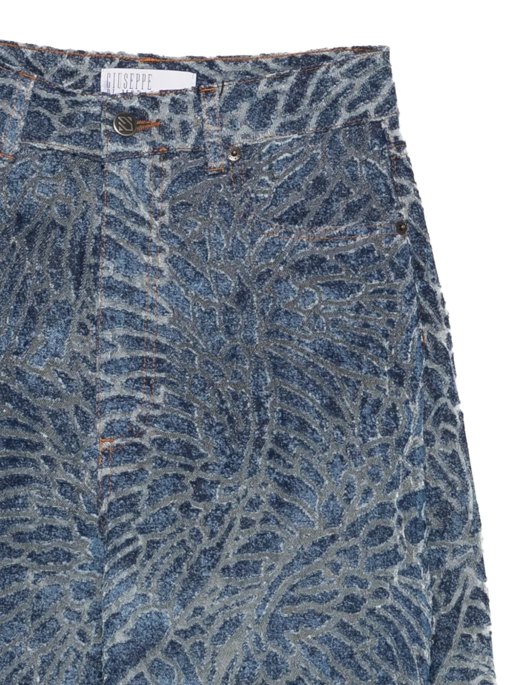 Giuseppe Di Morabito Uitgesneden jeans Blauw