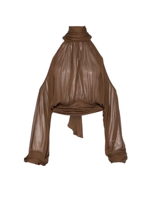 Giuseppe Di Morabito blusa con moño en el cuello