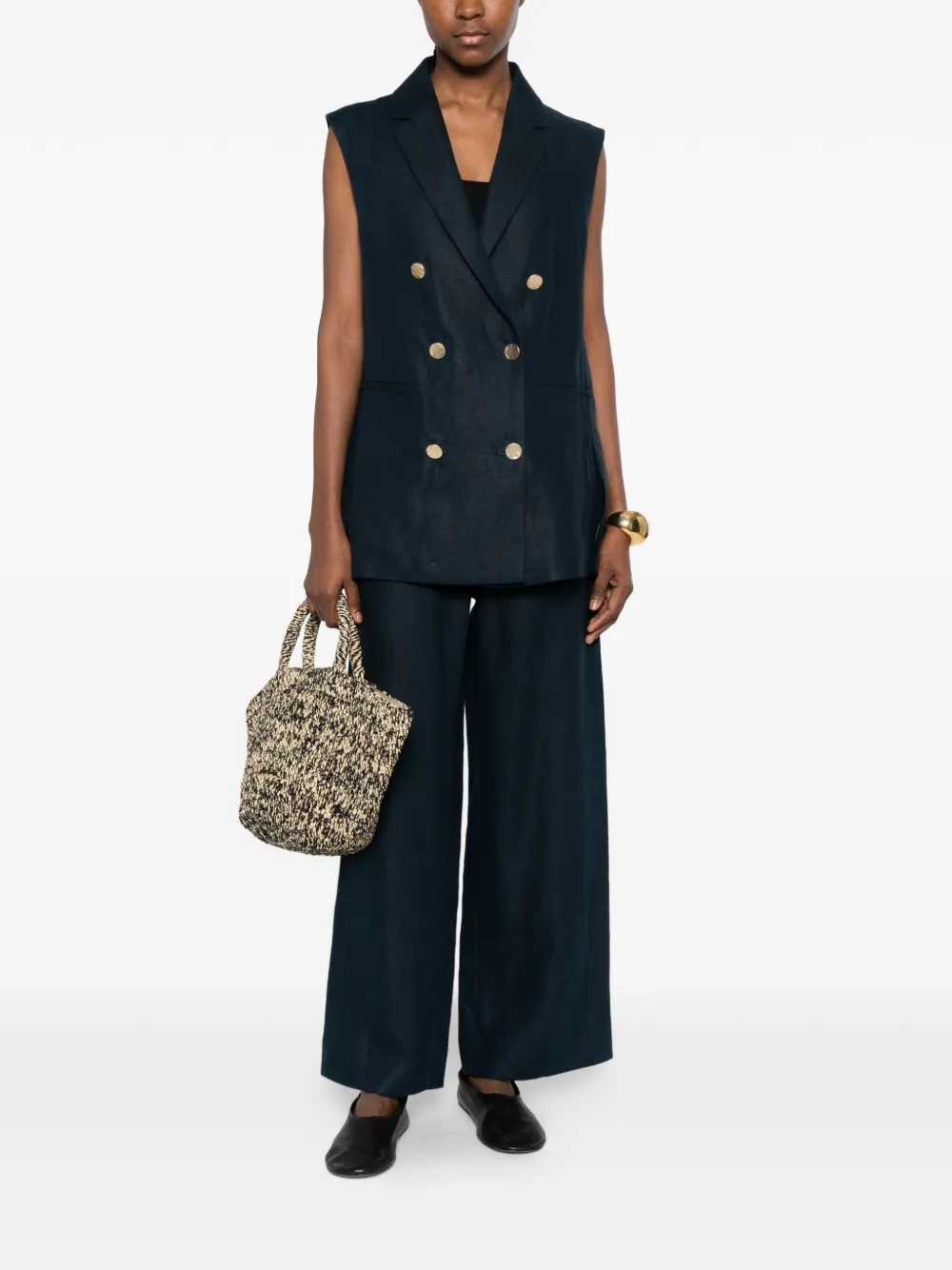 S Max Mara Smamedea ドローストリング パンツ | ブルー | FARFETCH JP
