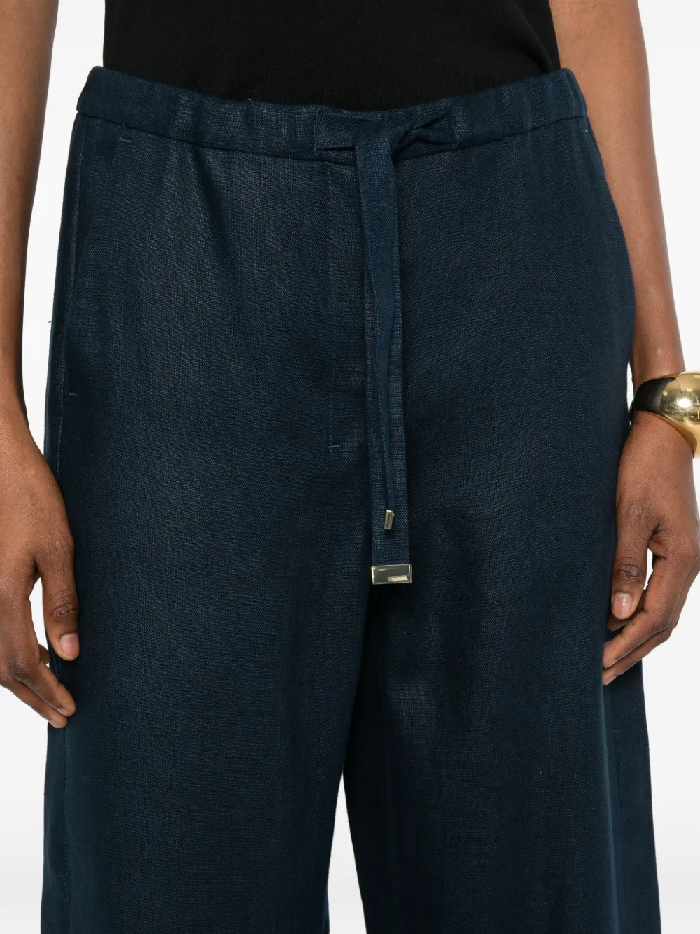 'S Max Mara Smamedea broek met trekkoord Blauw