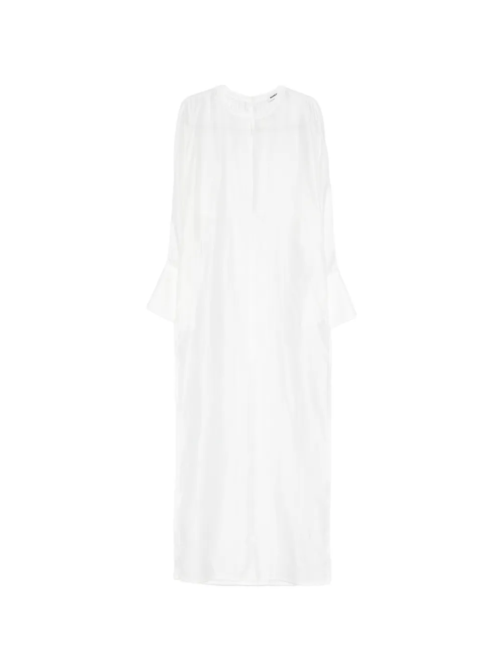 DARKPARK Marine flared-cuff maxi dress - Bianco