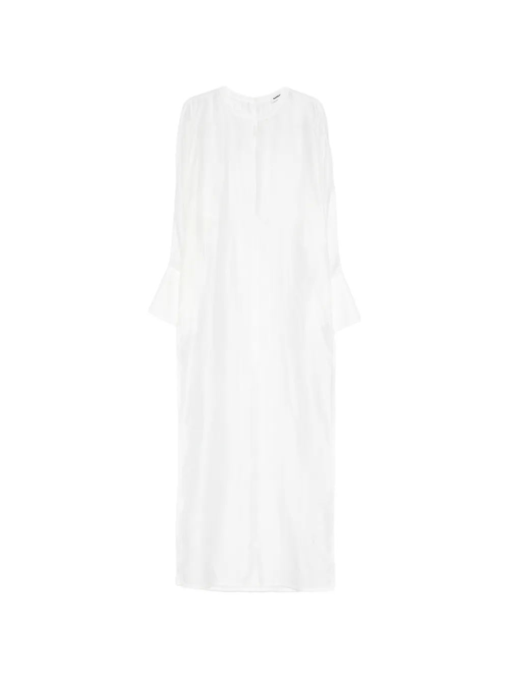 DARKPARK Marine flared-cuff maxi dress - Bianco
