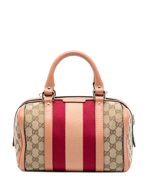 Gucci Pre-Owned bolso satchel GG Canvas Web Joy Boston Bag 2016-2025