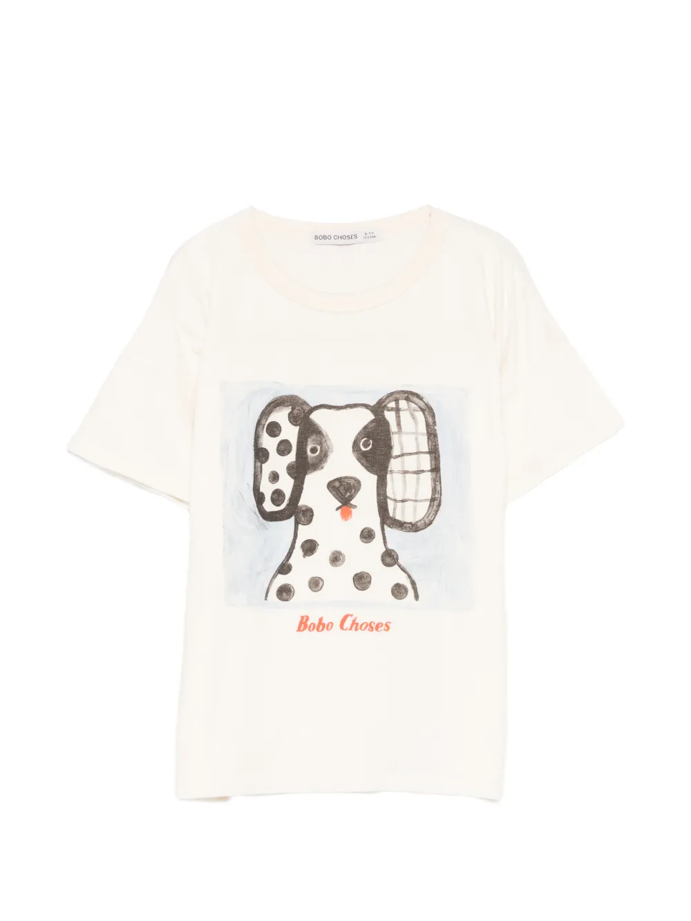 Bobo Choses Van Dog printed T-shirt - Toni neutri