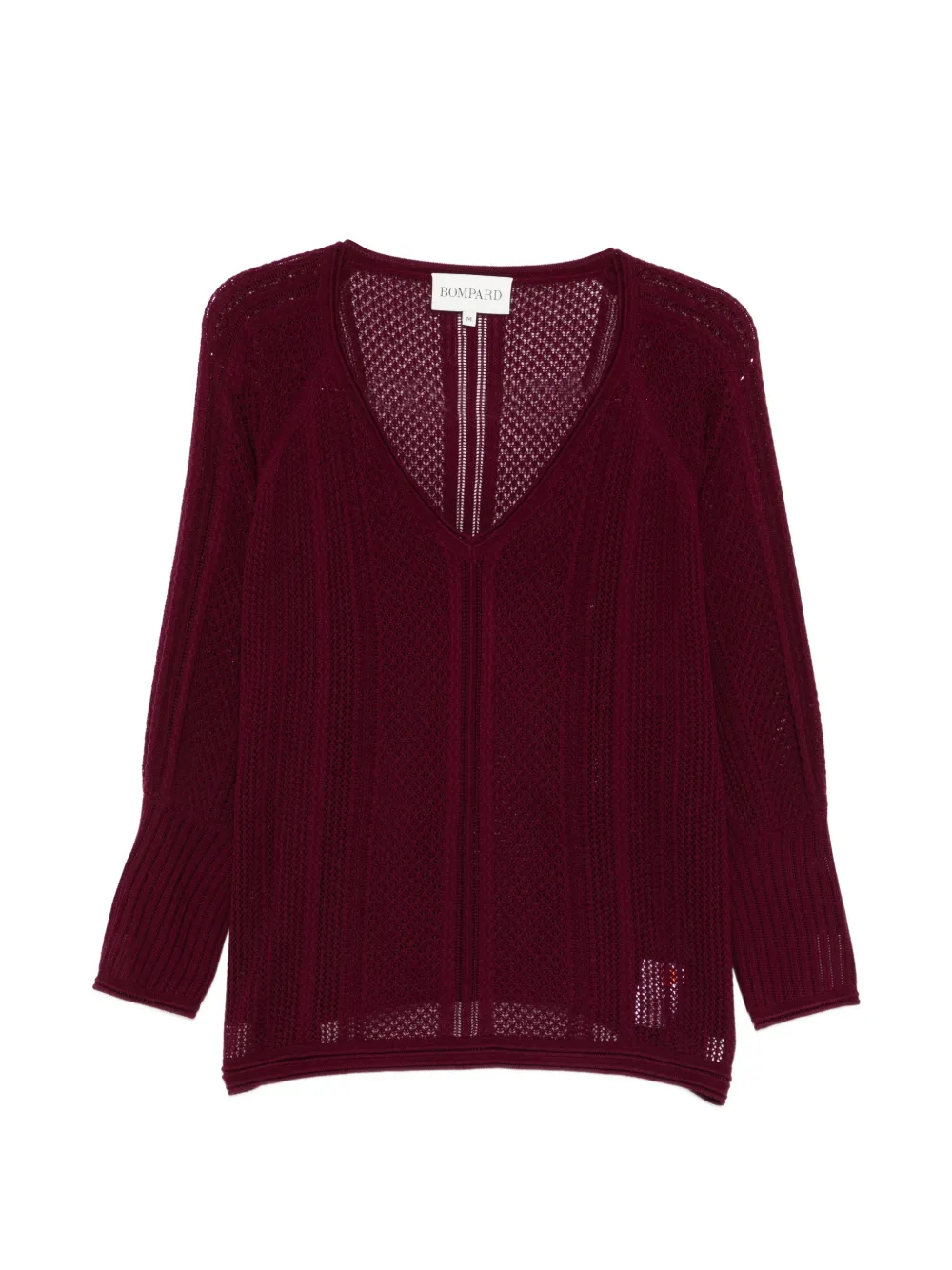 BOMPARD Maglione con scollo a V - Rosso