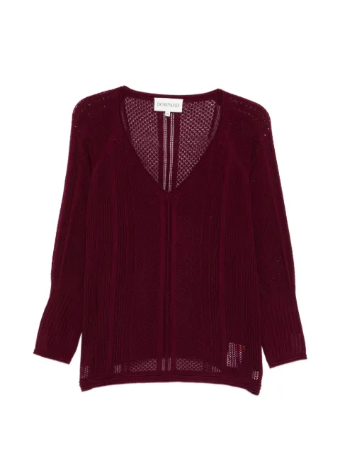 BOMPARD V-neck long-sleeve sweater