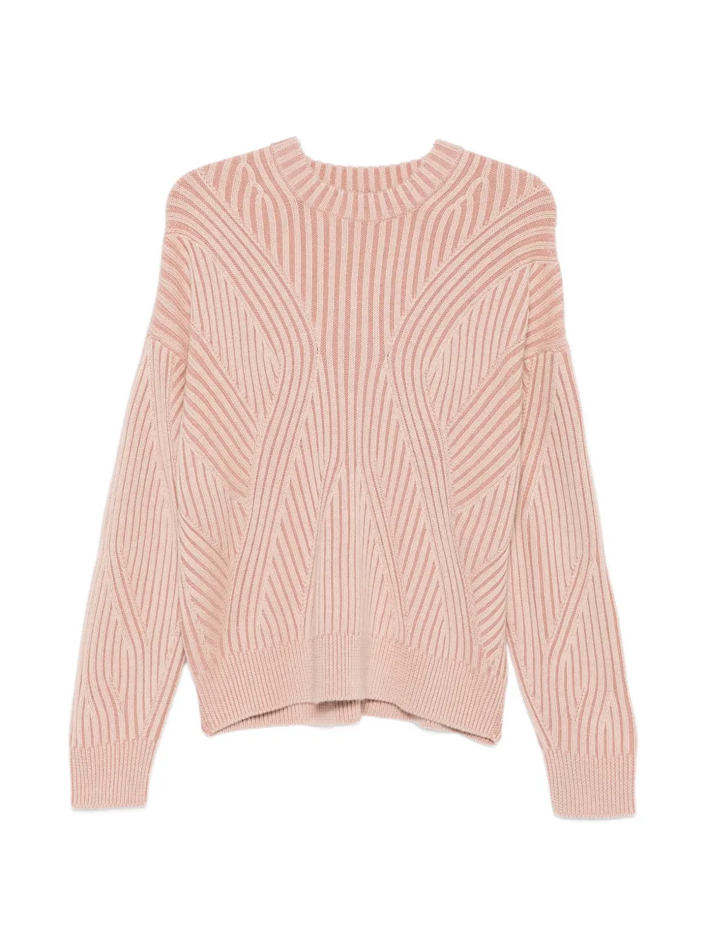 BOMPARD ribbed crew-neck sweater - Rosa
