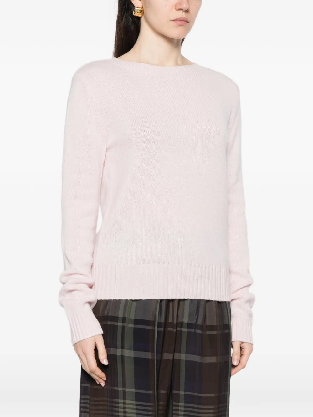  Bompard Round-neck Sweater - Pink 