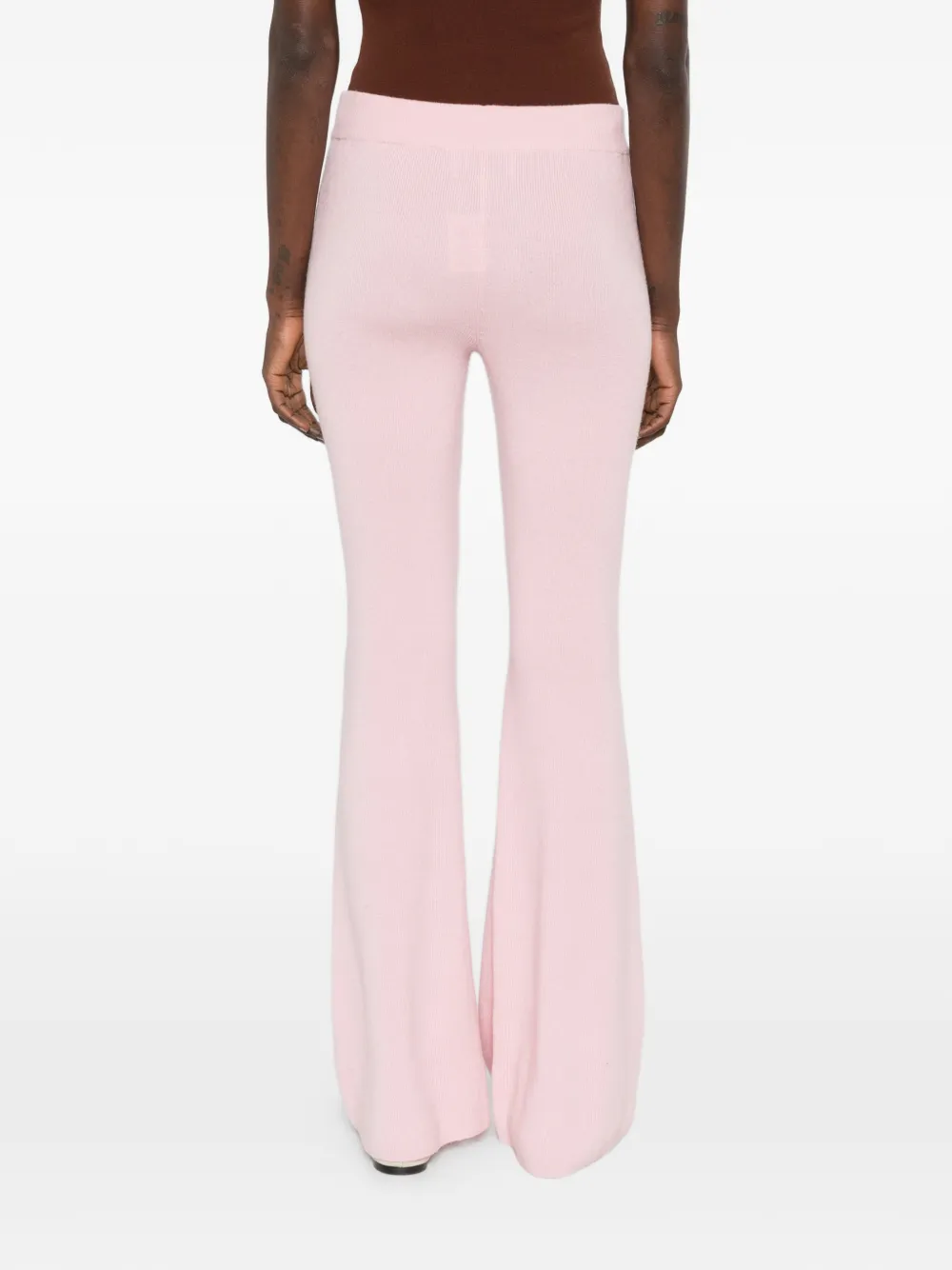Ribbed Flared Trousers