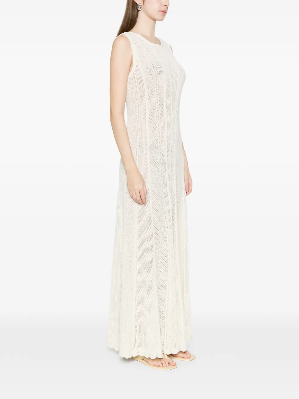  Bompard Sleeveless Maxi Dress - Neutrals 