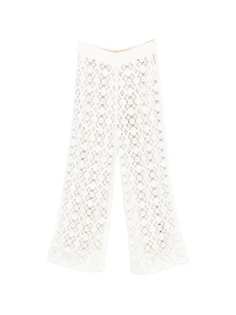BOMPARD pantalones de crochet con pretina elástica