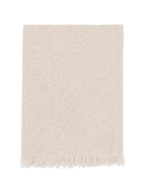 BOMPARD fringed voile scarf