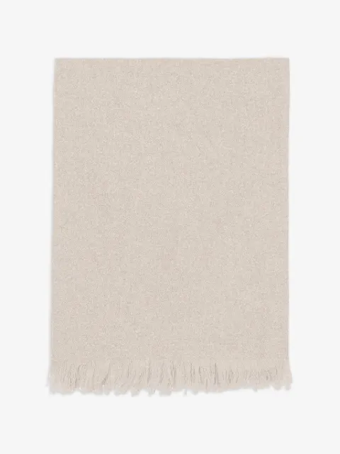 BOMPARD fringed voile scarf