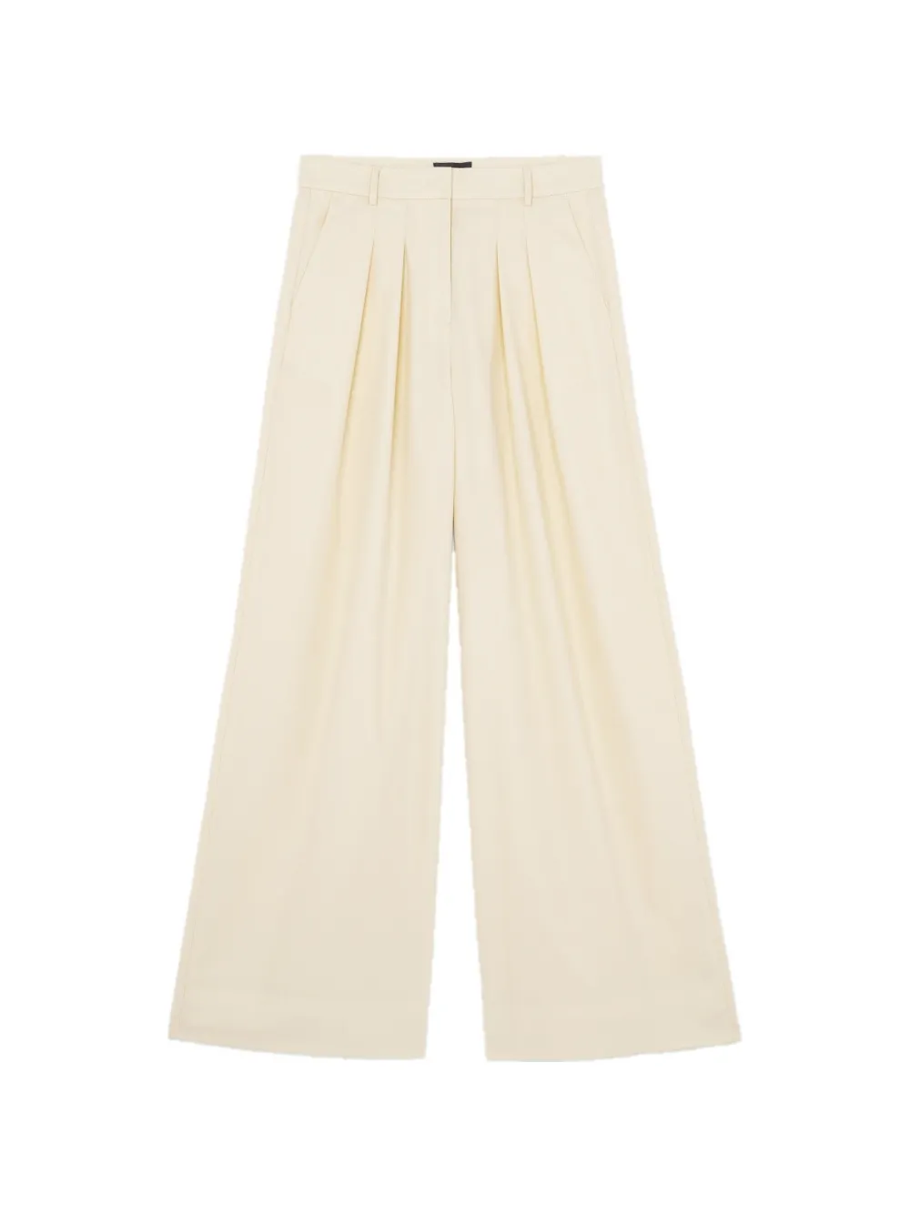 BOMPARD pleated palazzo trousers - Nude