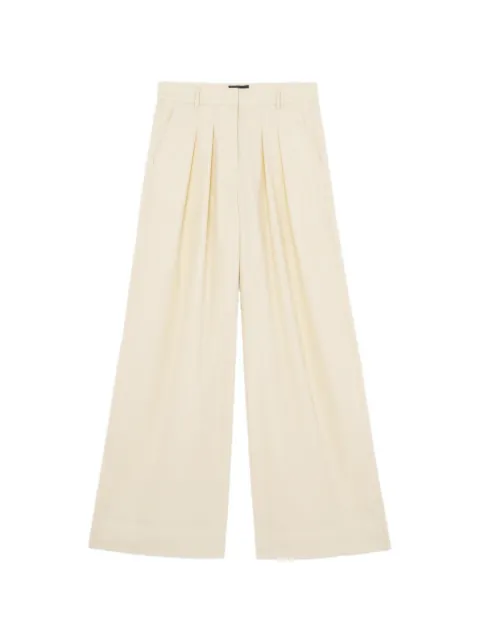 BOMPARD pantalones palazzo con pinzas