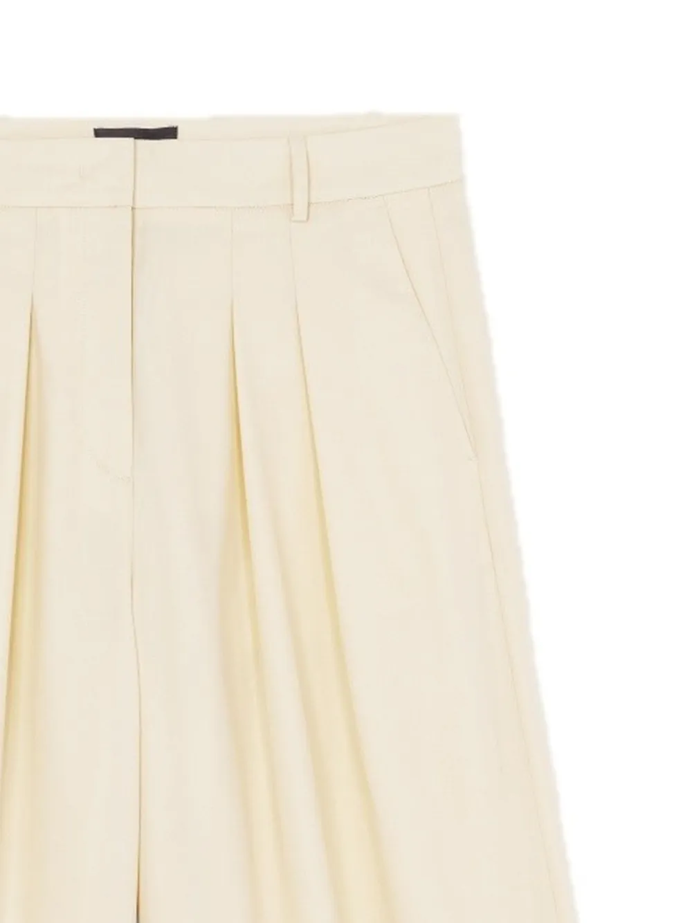  Bompard Pleated Palazzo Trousers - Neutrals 