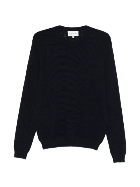 BOMPARD waffle-knit round-neck sweater