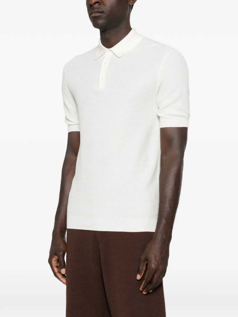  Bompard Polo Con Botones - Blanco 
