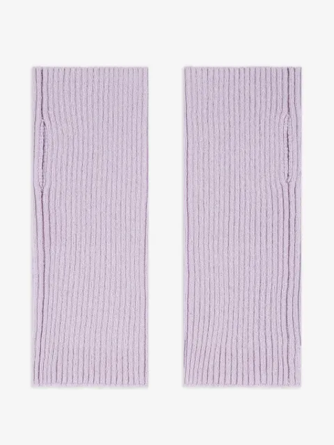 BOMPARD ribbed short mittens
