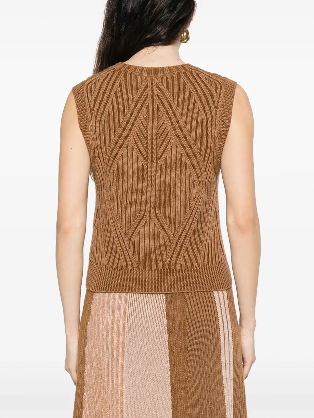 Ribbed Sleeveless Vest