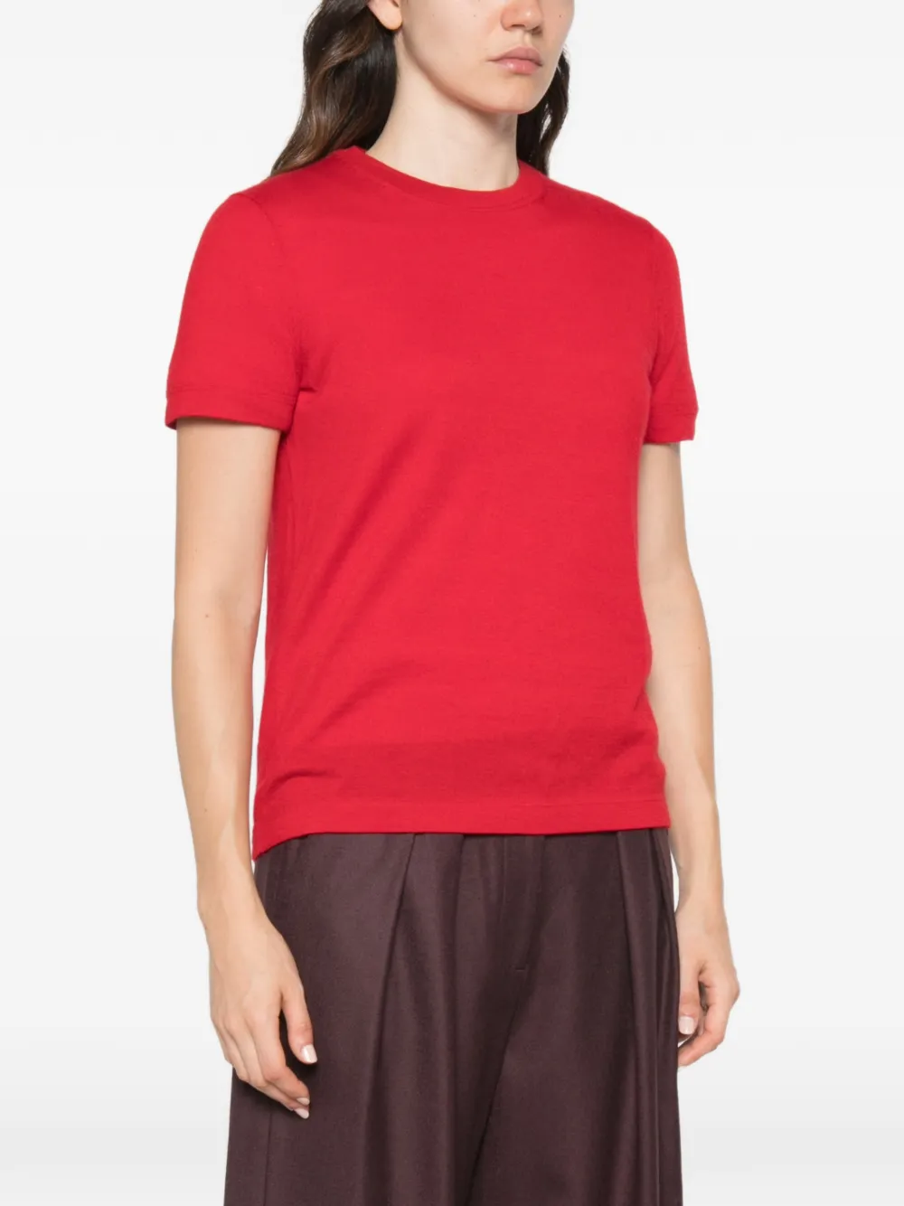 BOMPARD T-shirt met ronde hals Rood