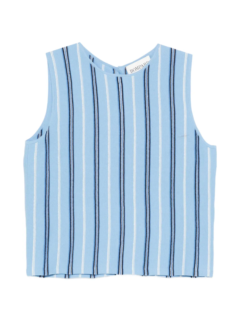 BOMPARD striped sleeveless top - Blu