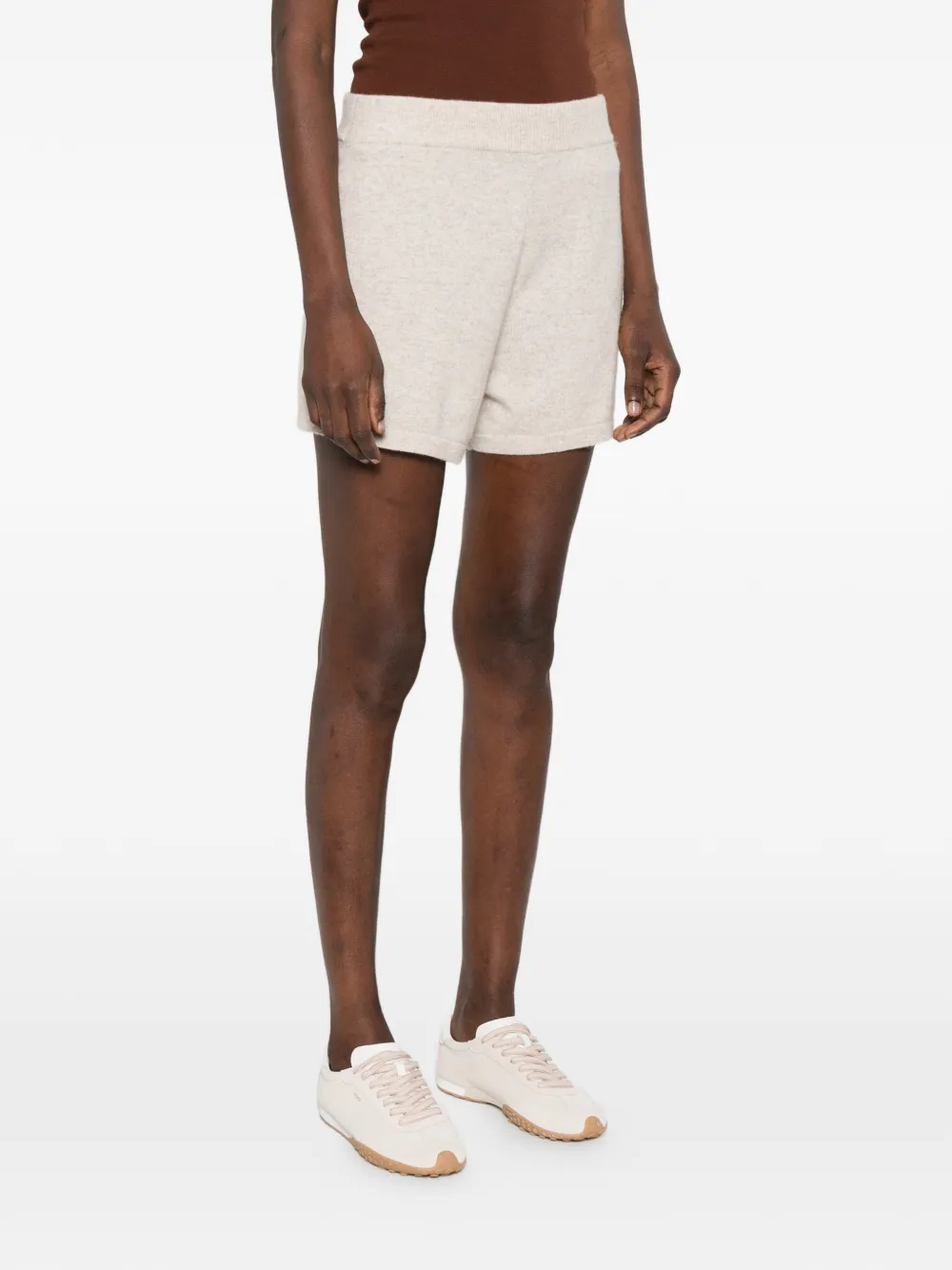  Bompard Elasticated-waist Shorts - Neutrals 