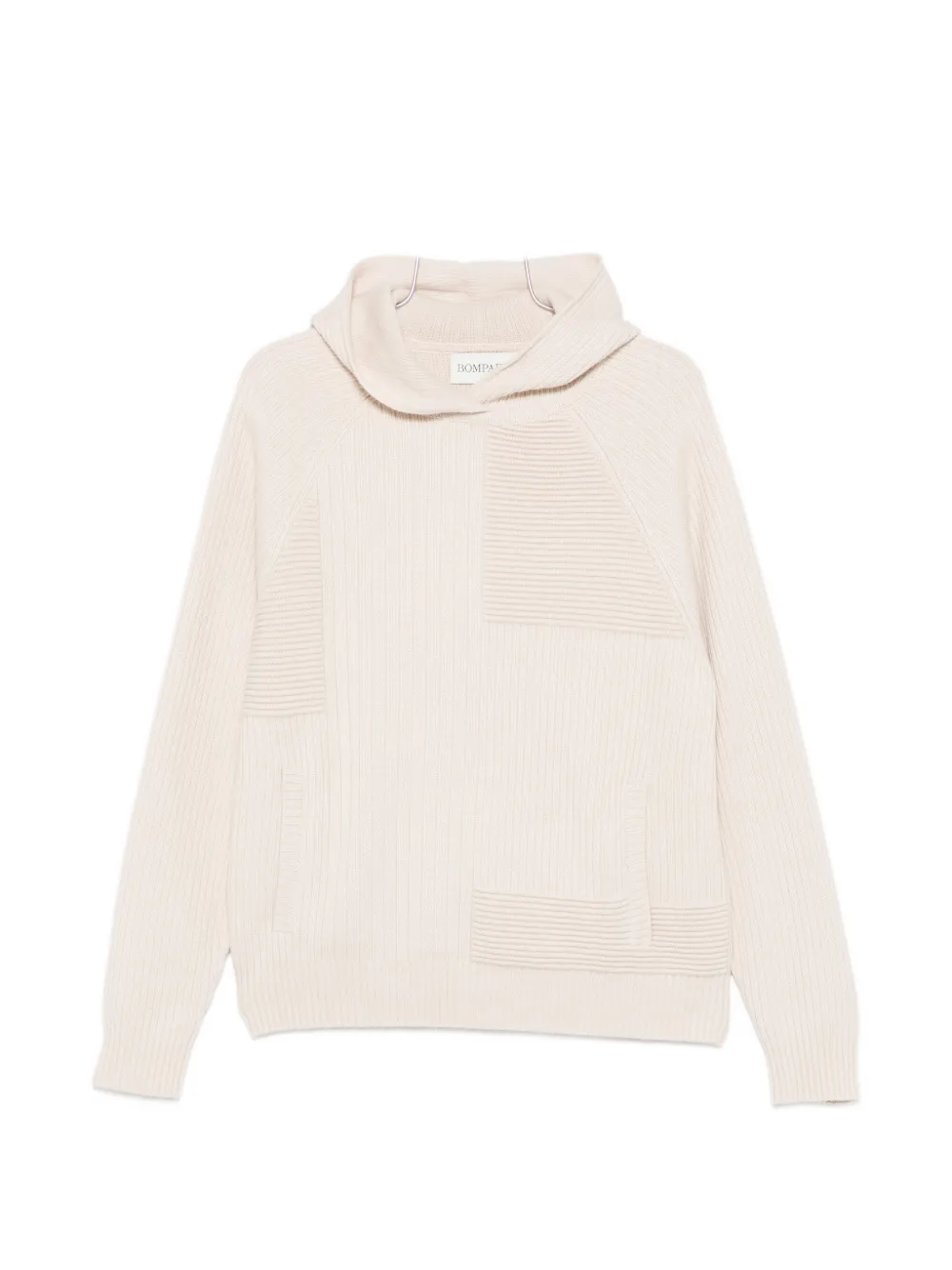 BOMPARD kangaroo-pocket hoodie - Toni neutri