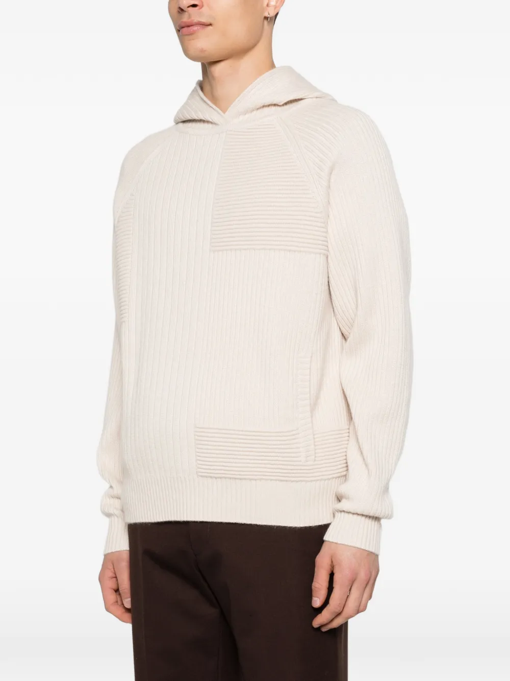  Bompard Kangaroo-pocket Hoodie - Neutrals 