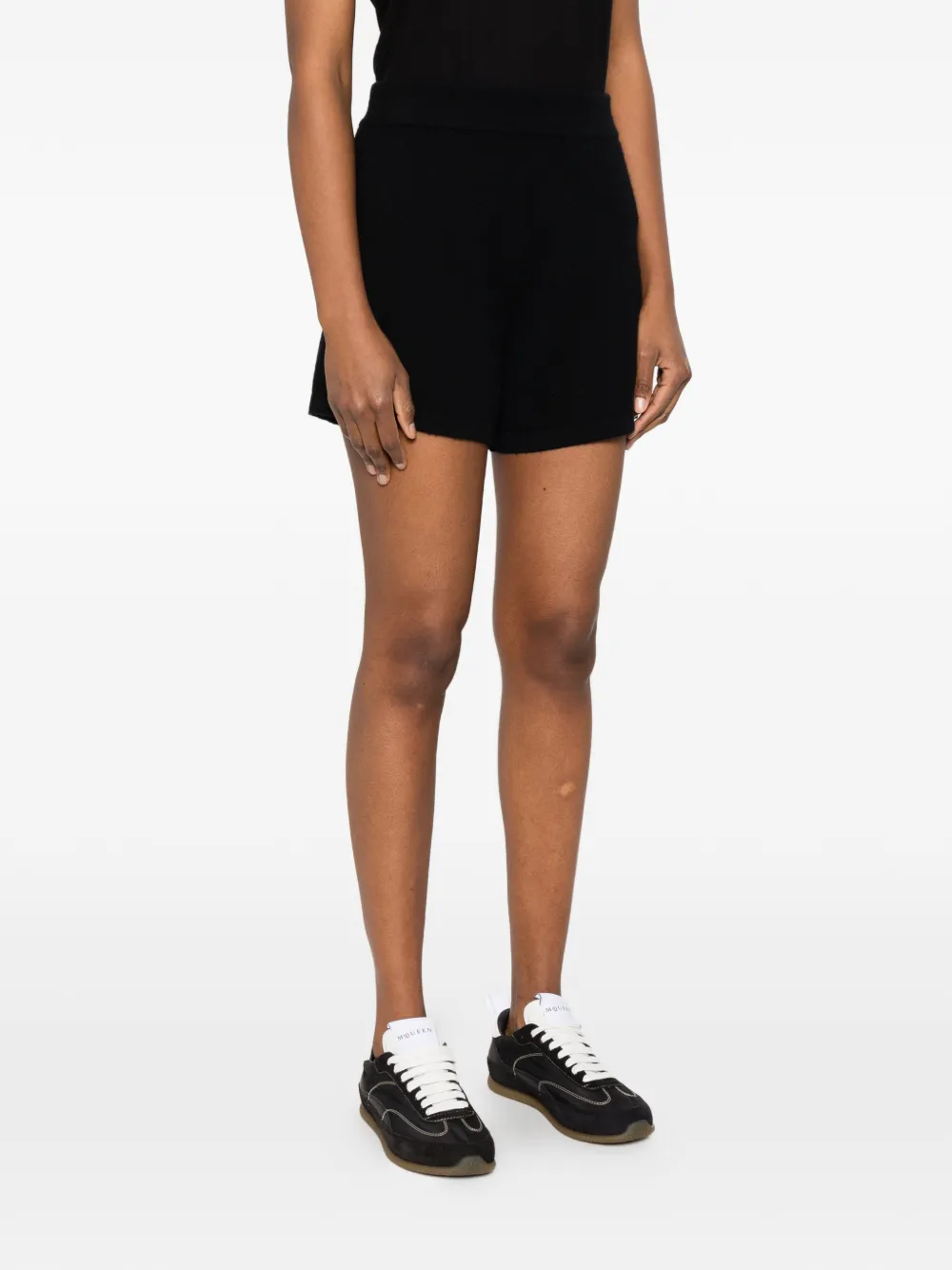  Bompard Elasticated-waist Shorts - Black 