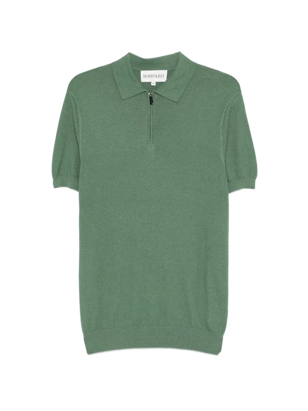BOMPARD zipped polo shirt - Verde