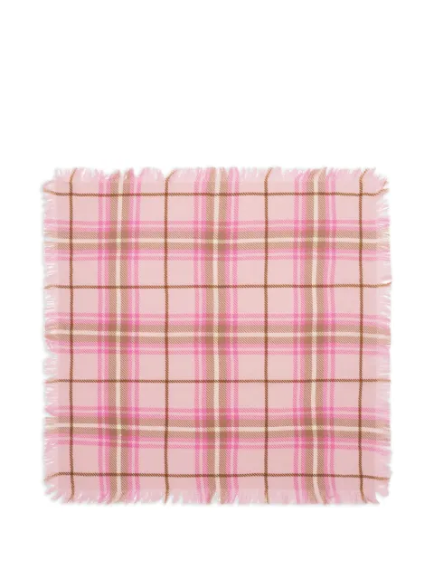 BOMPARD mascada con motivo de cuadros tartán