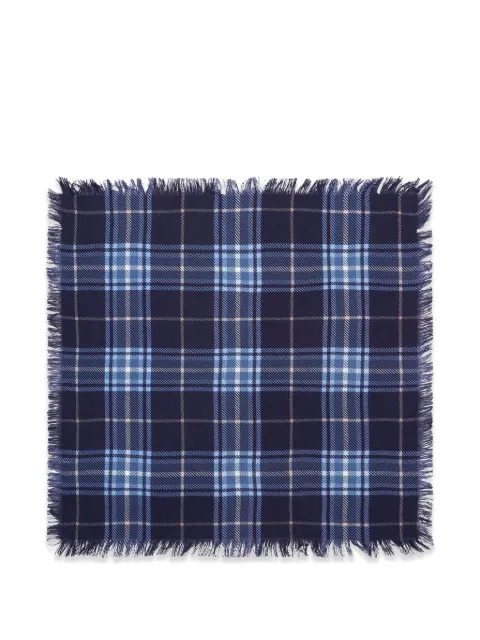 BOMPARD woven tartan scarf