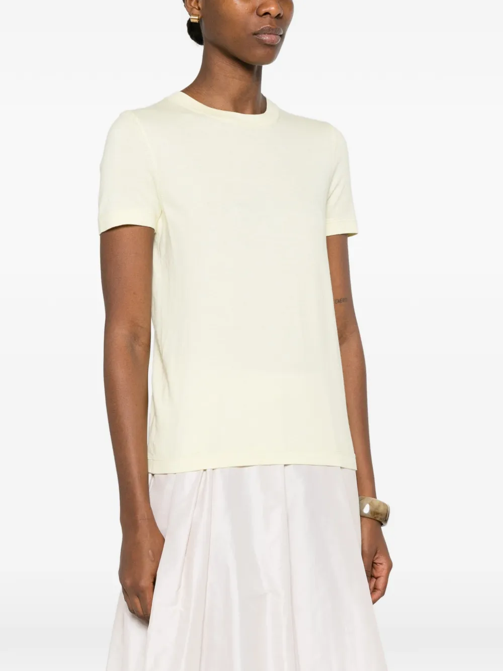  Bompard Round-neck T-shirt - Yellow 