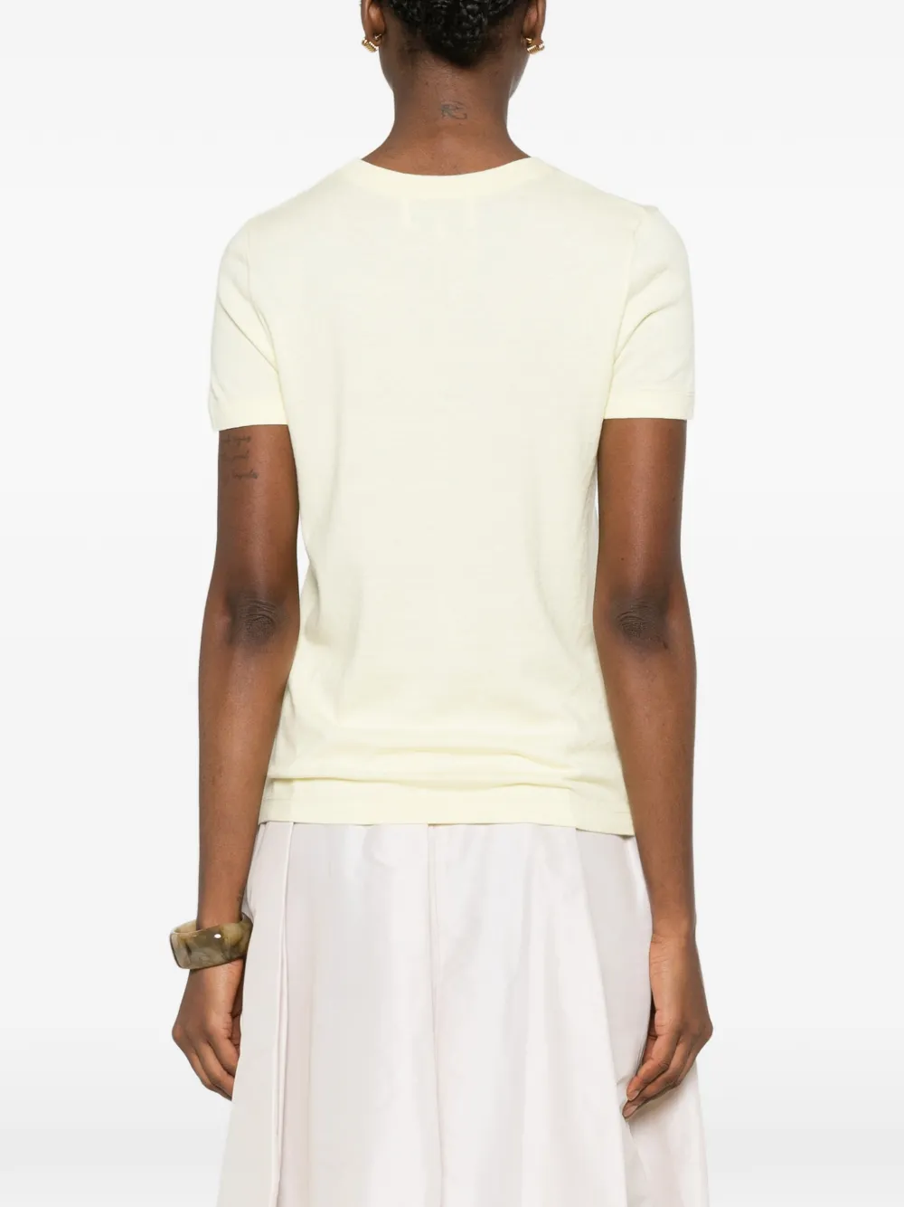 Bompard Round-neck T-shirt In White