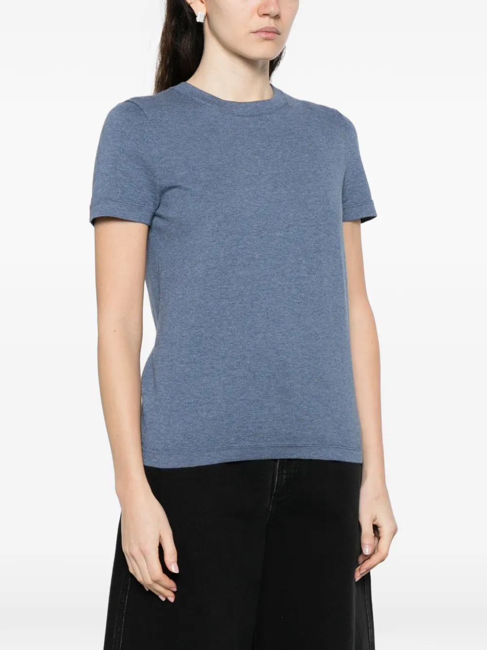  Bompard Short-sleeve Crew Neck T-shirt - Blue 