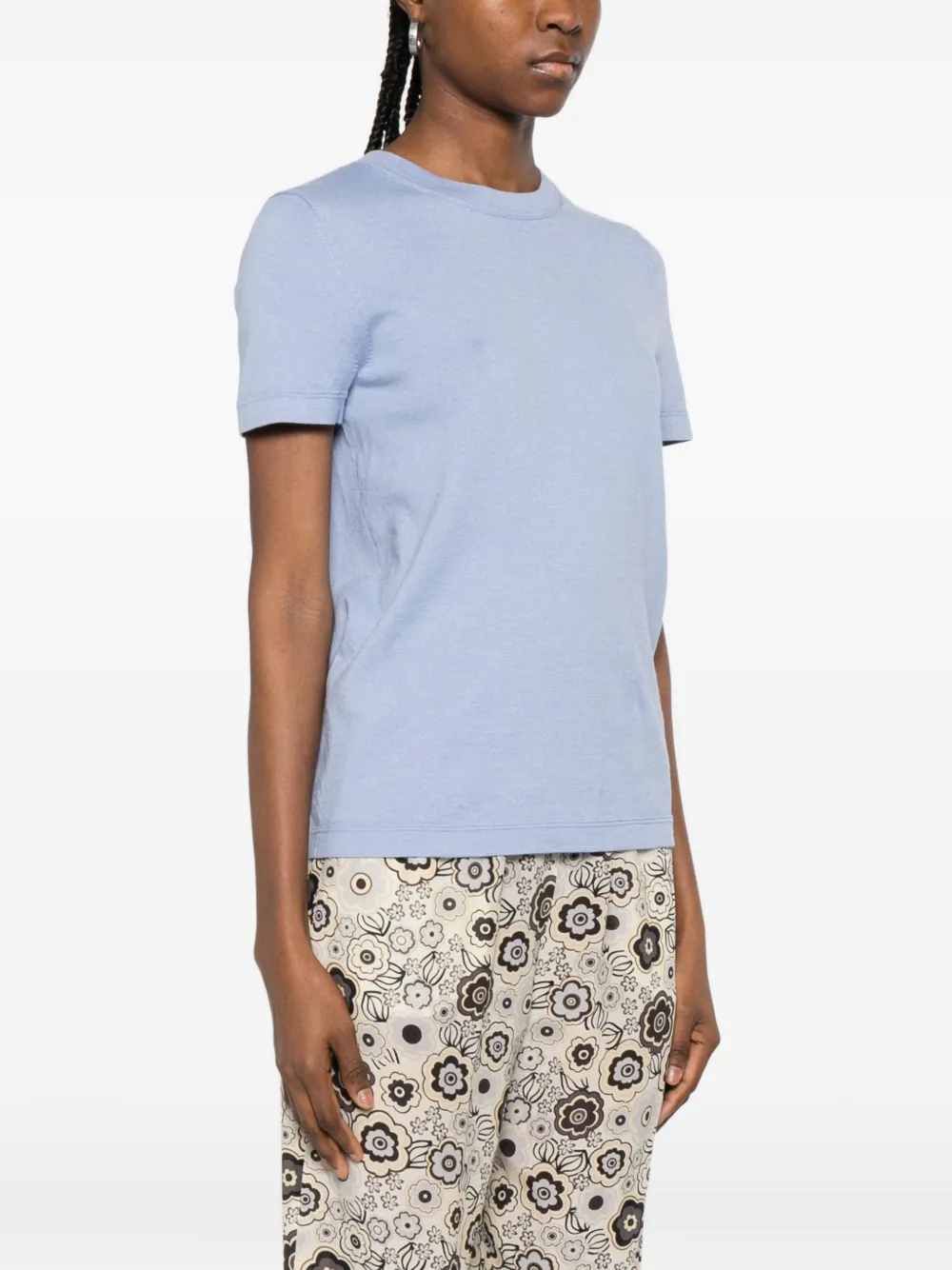  Bompard Round Neck T-shirt - Blue 