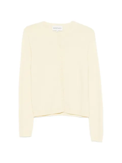 BOMPARD strikket cardigan med knapper og rund hals