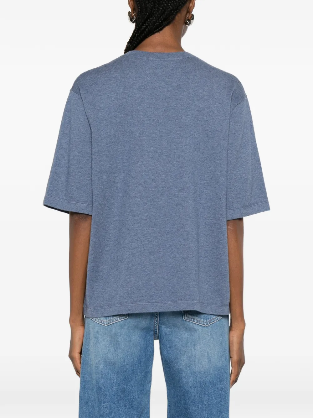 Bompard Round-neck T-shirt In Blue
