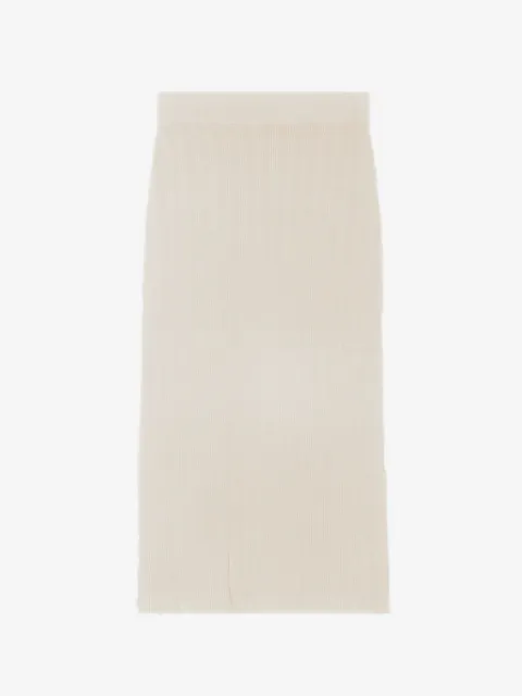 BOMPARD ribbed midi skirt