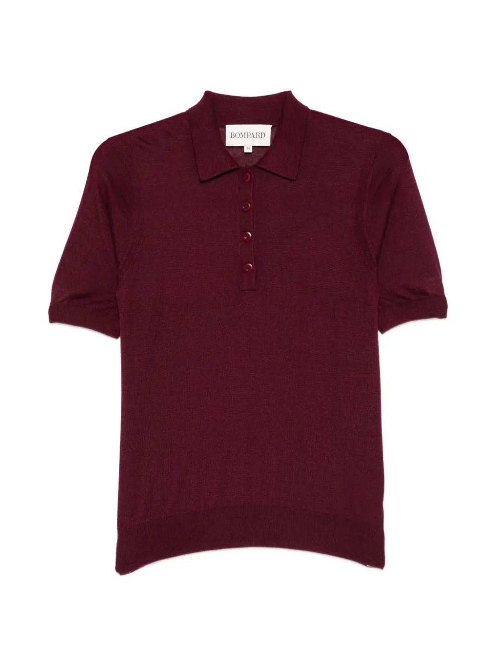 BOMPARD buttoned short-sleeve polo shirt - Rosso