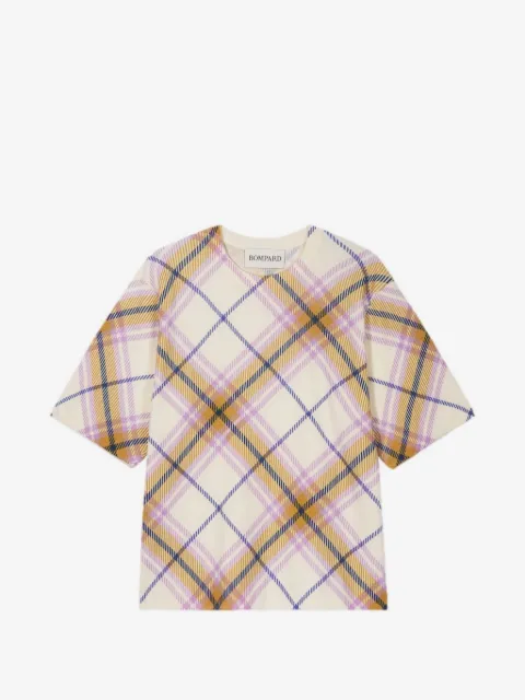 BOMPARD Camiseta com estampa xadrez