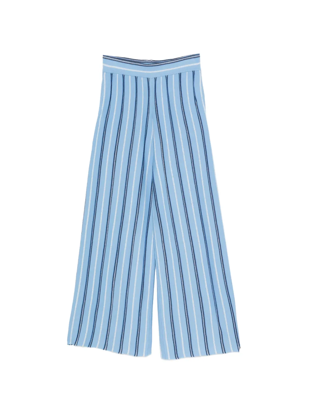 BOMPARD striped-pattern palazzo pants - Blu