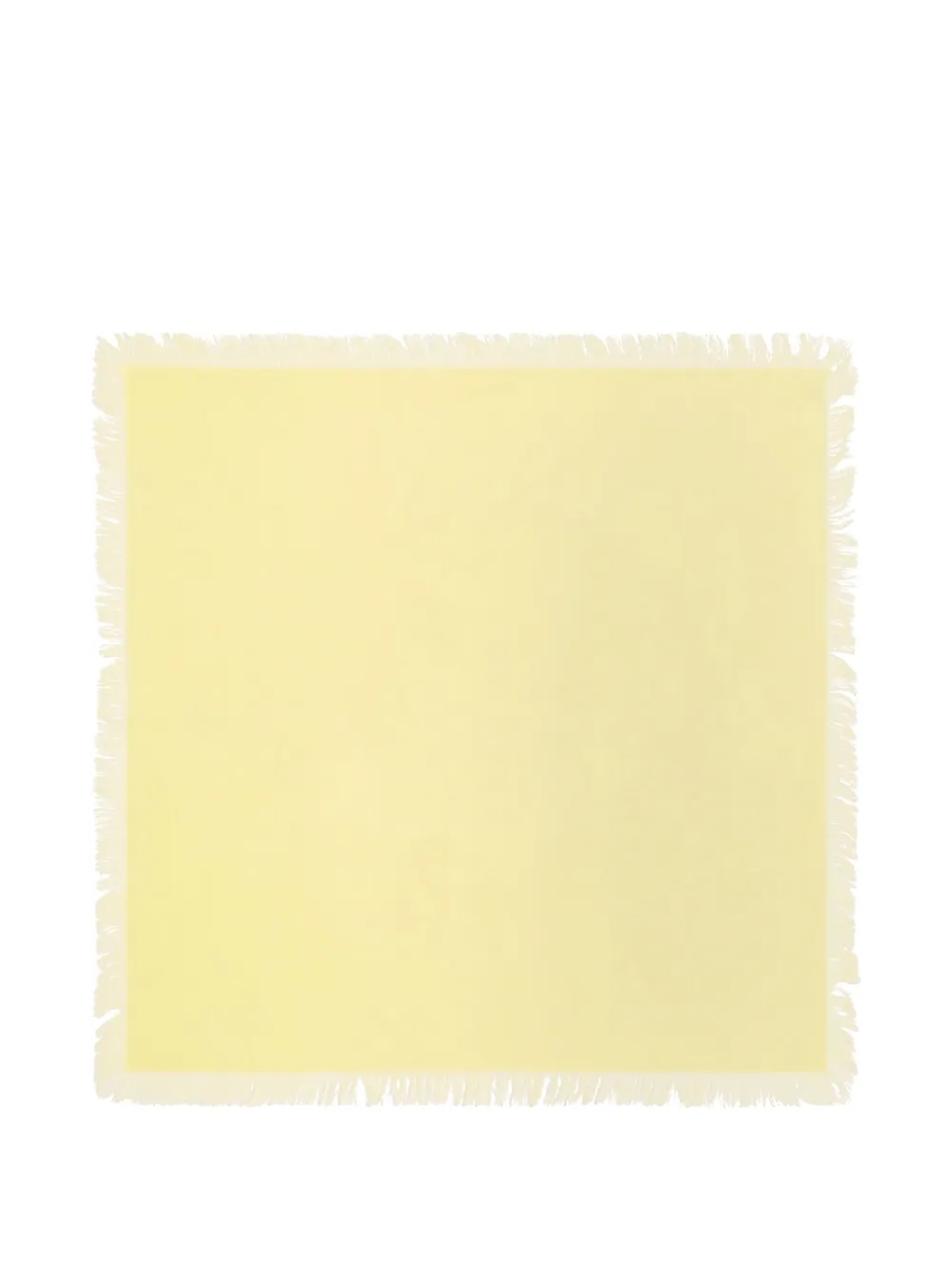 BOMPARD fringe twill square scarf - Giallo