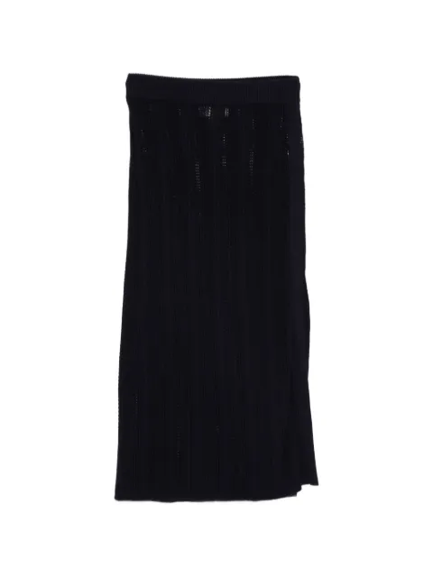 BOMPARD falda de tejido calado