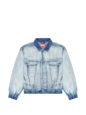 Alexander Wang プリント デニムジャケット | ブルー | FARFETCH JP